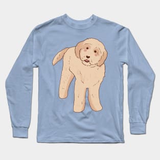 Cartoon Golden Doodle Long Sleeve T-Shirt